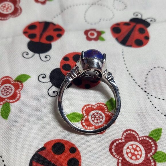 Mojave Purple Turquoise Solitaire Ring - Picture 3 of 8